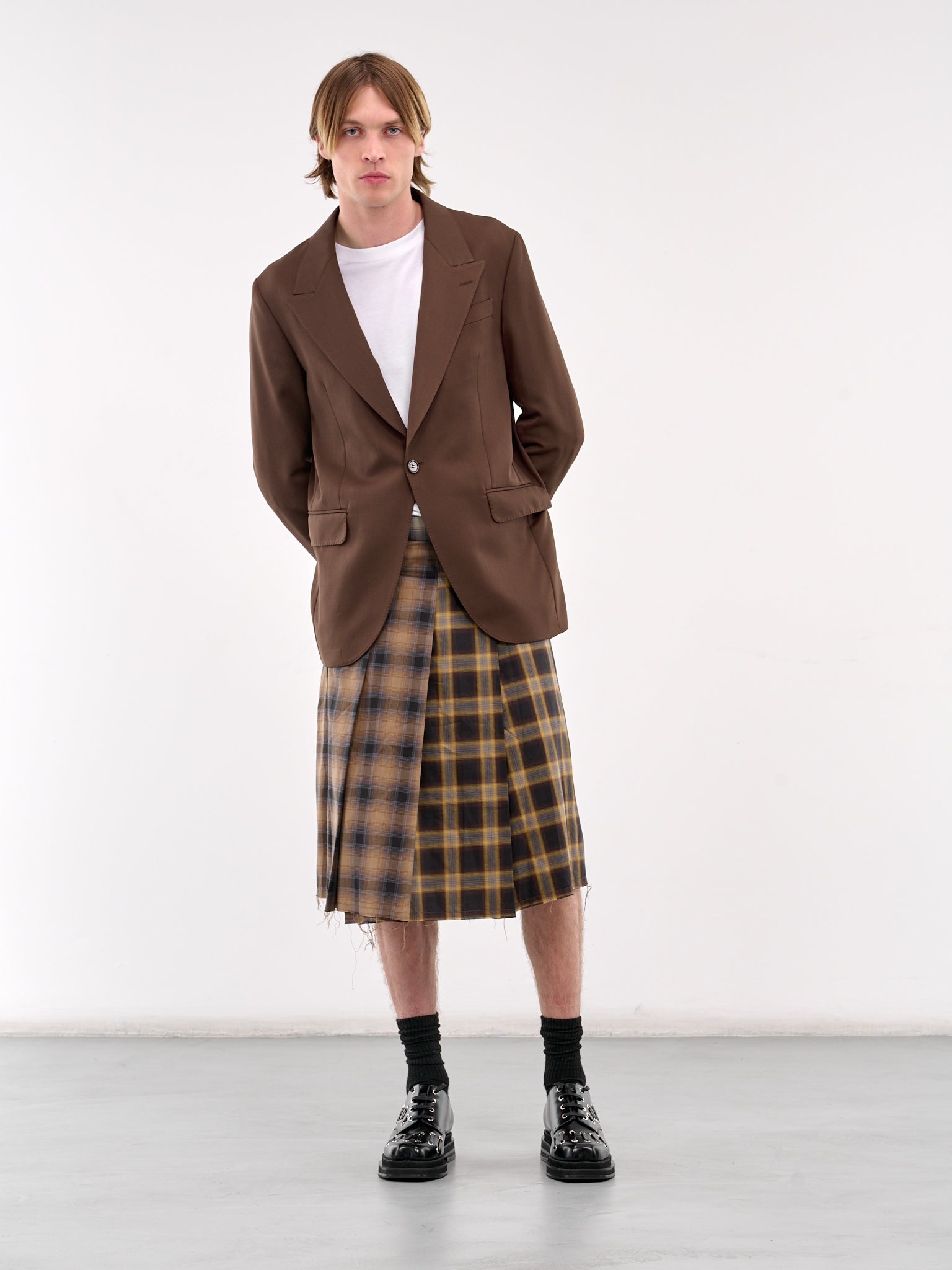 Peaked Lapel Blazer - 6