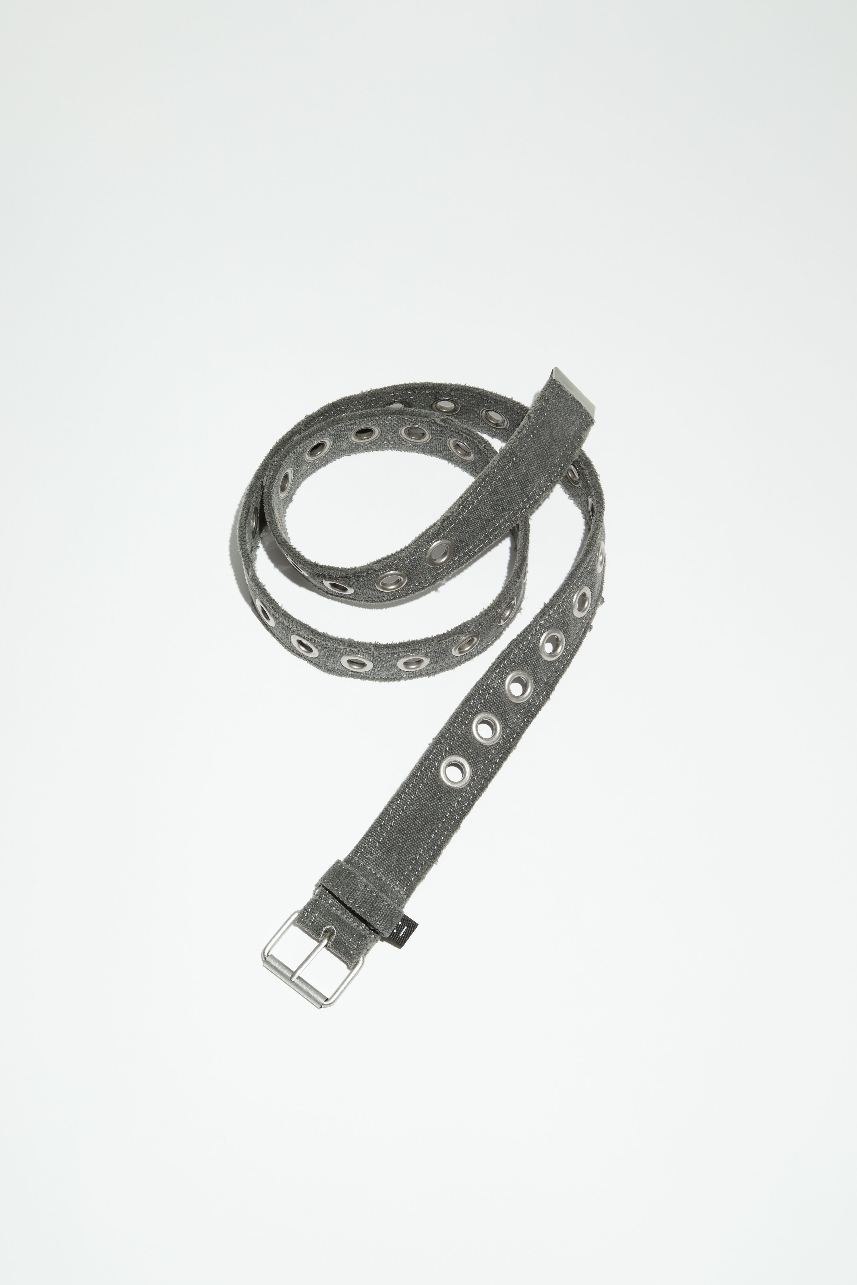 Canvas belt - Carbon grey - 1