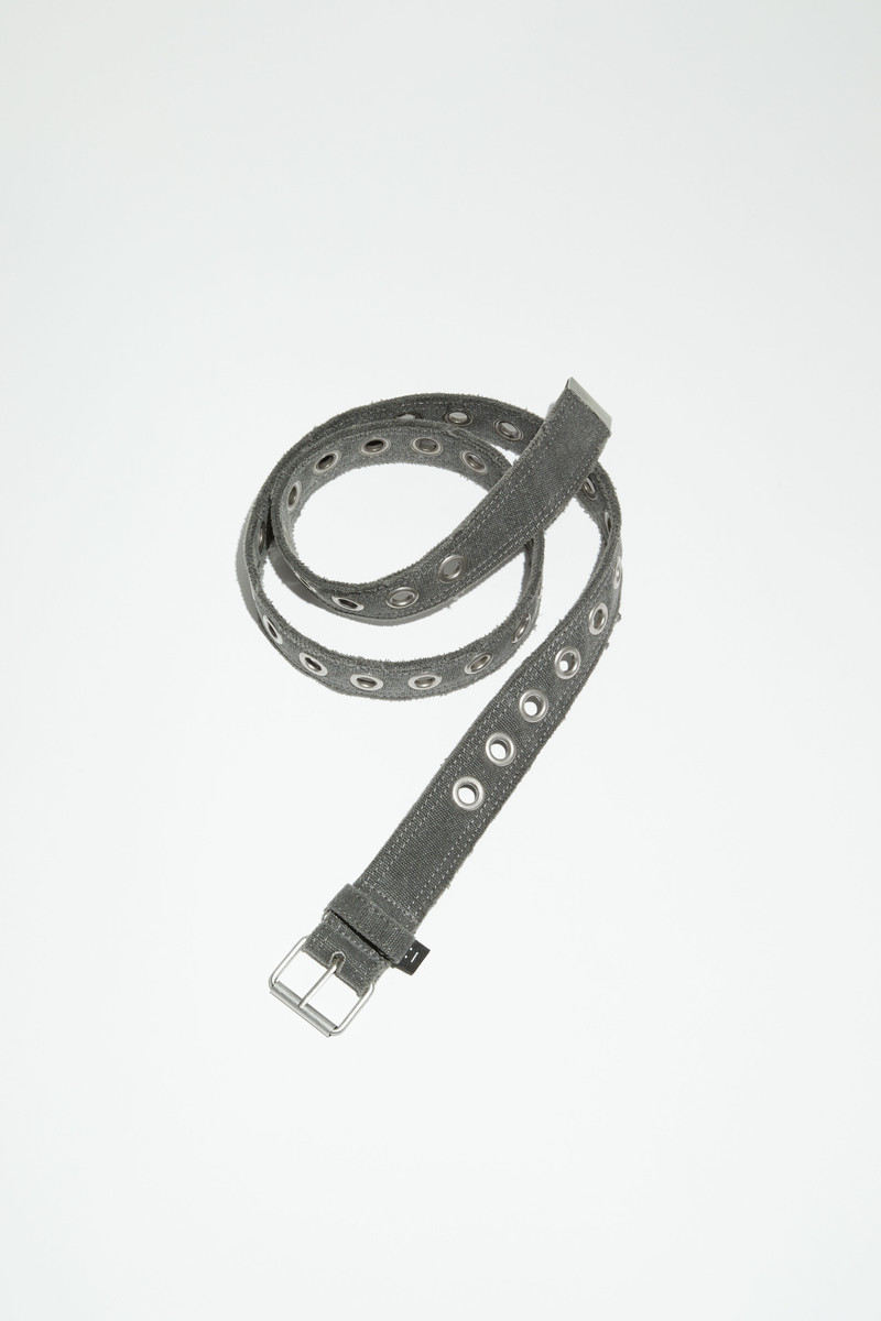 Canvas belt - Carbon grey 1