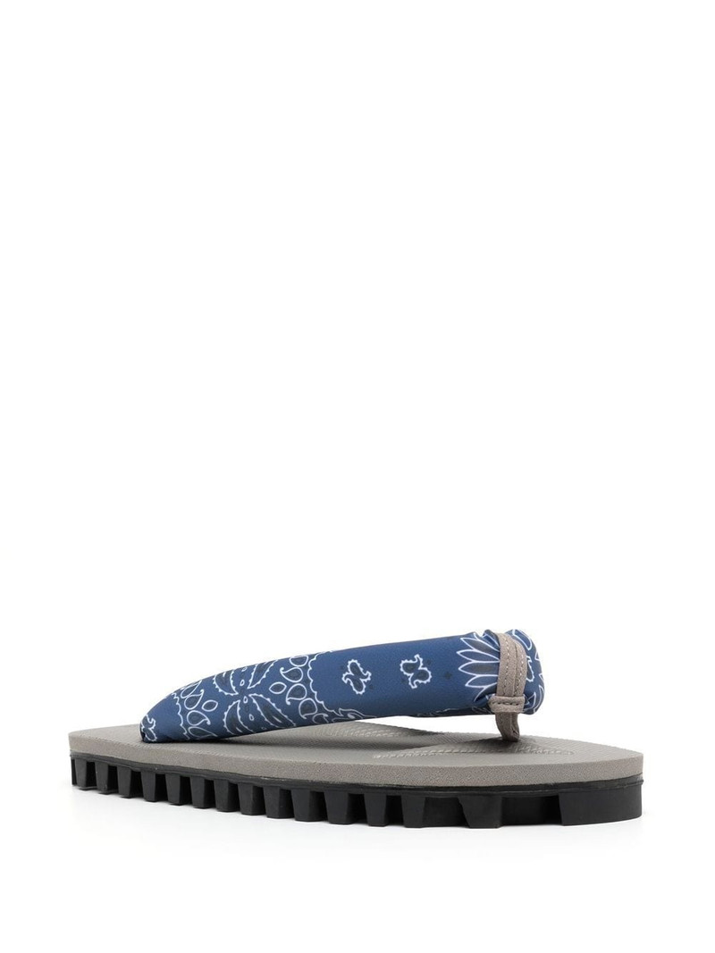 Suicoke x Needles GETA thong-strap sandals outlook