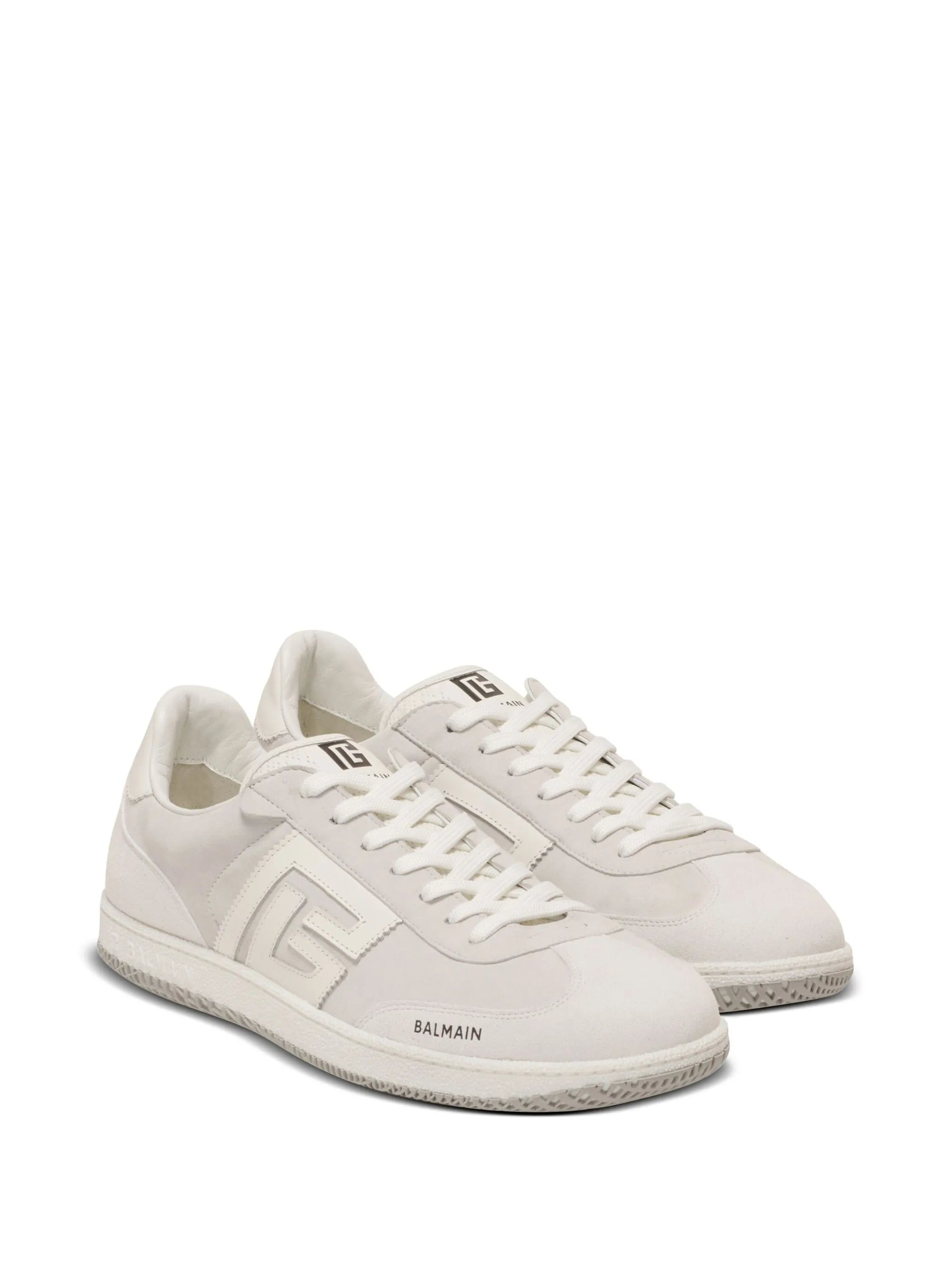 Balmain Balmain Swan Logo-print Trainers - 4