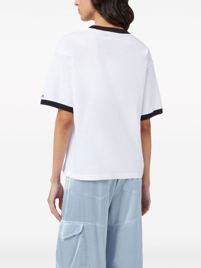 slogan-print cotton T-shirt 5