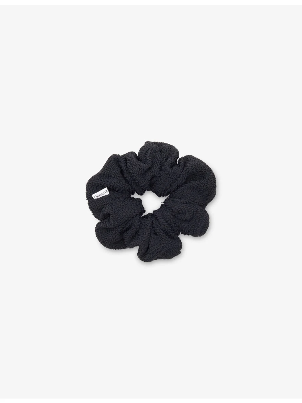 Giant Seersucker Stretch-Woven Scrunchie - 1