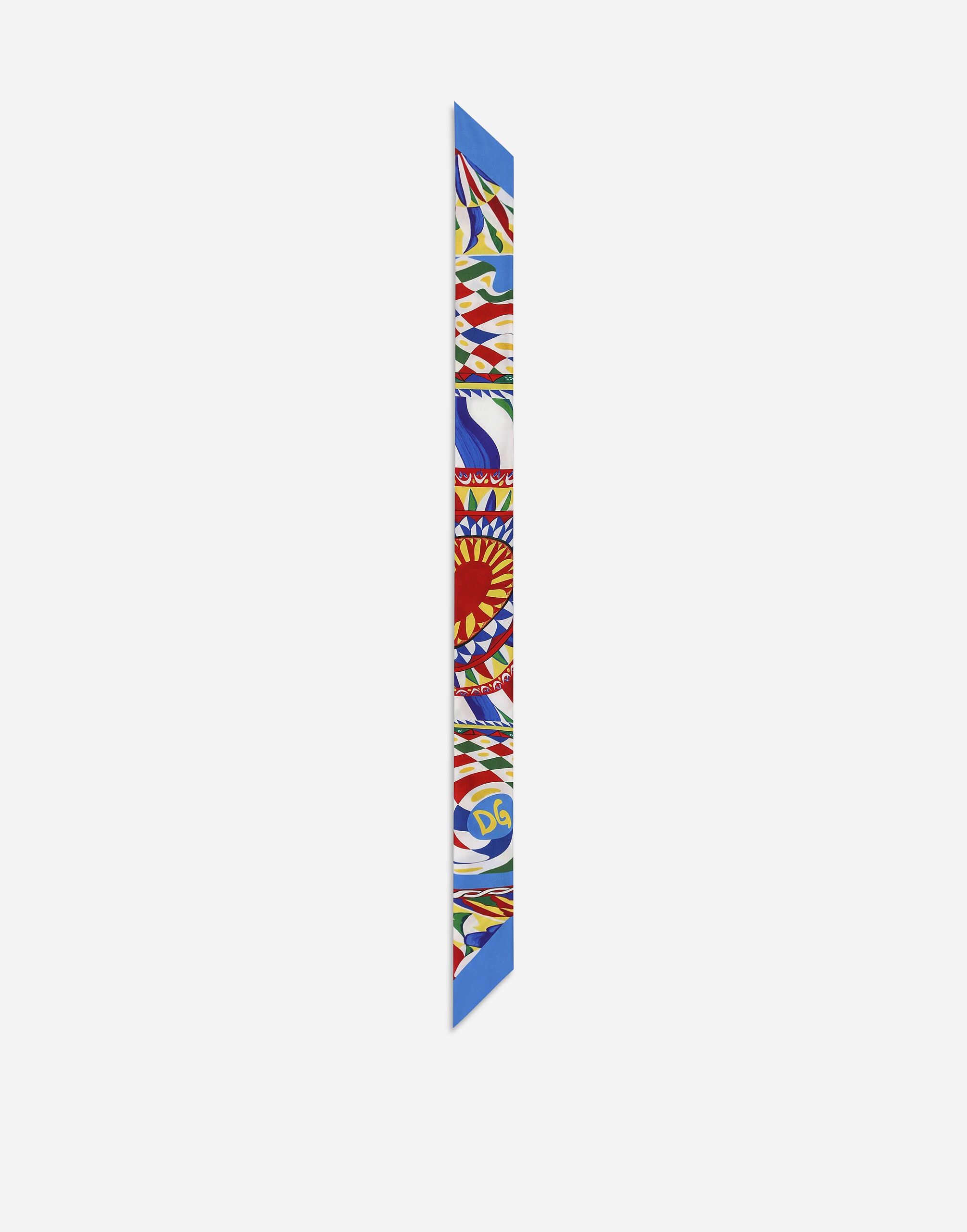 Carretto-print twill headscarf (6x100) - 3