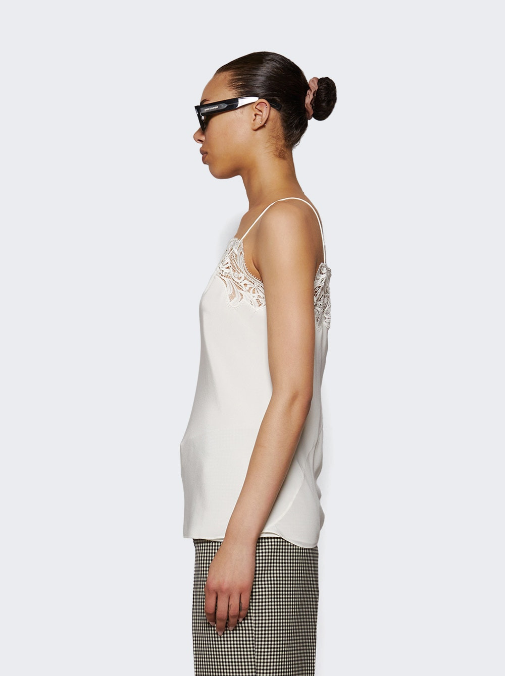 Lace Tank Top Mascarpone White - 3