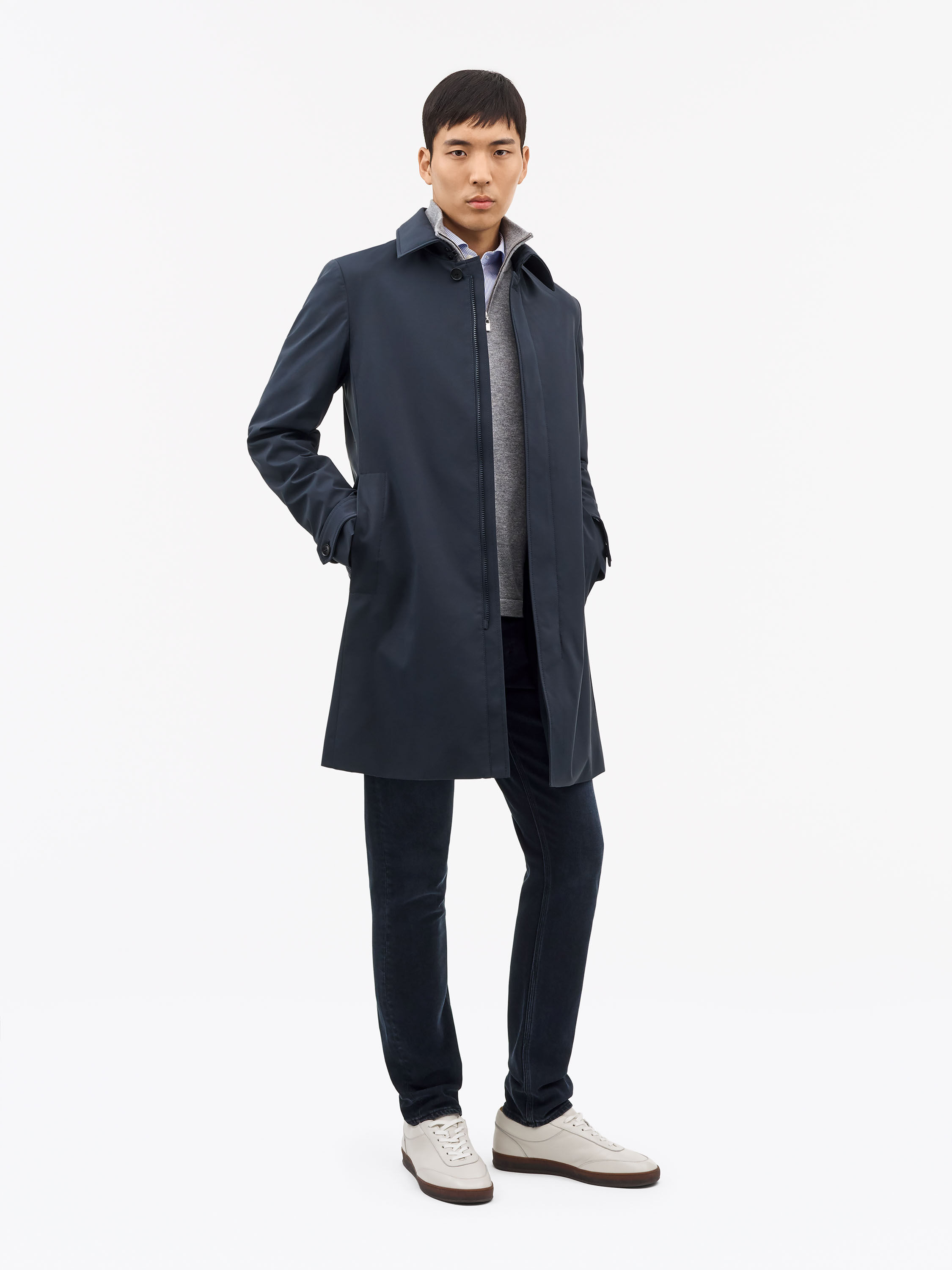 Cane T Mid-Thigh Coat - 2