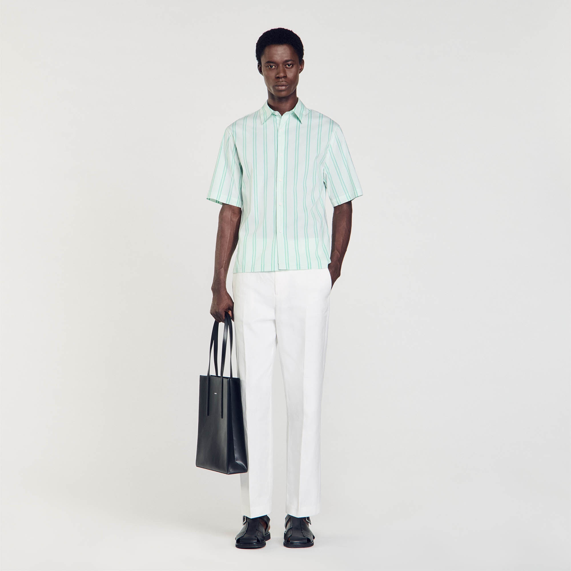 STRIPY SHORT-SLEEVED SHIRT - 2