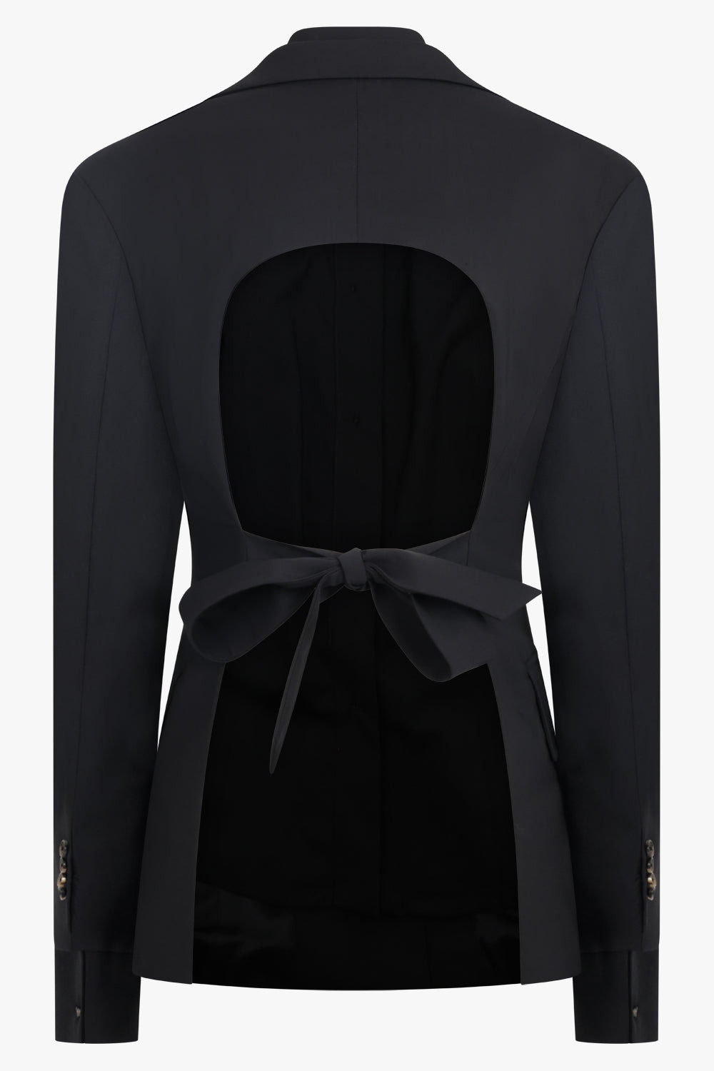 3 IN 1 STRUCTURED SHOULDER SINGLE BREASTED JACKET | BLACK - 6