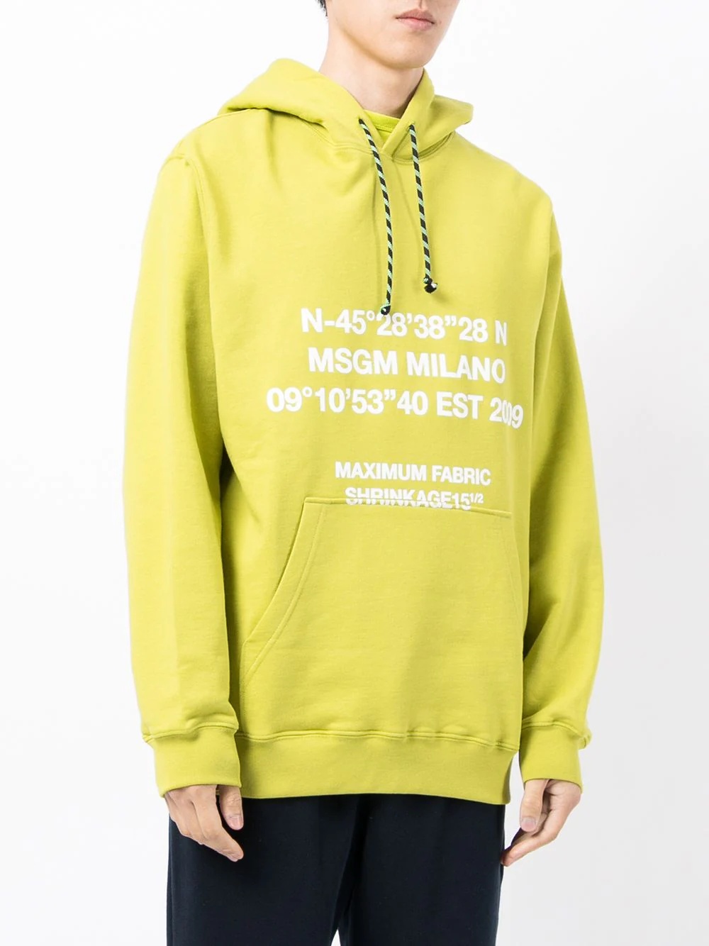 slogan print hoodie - 3