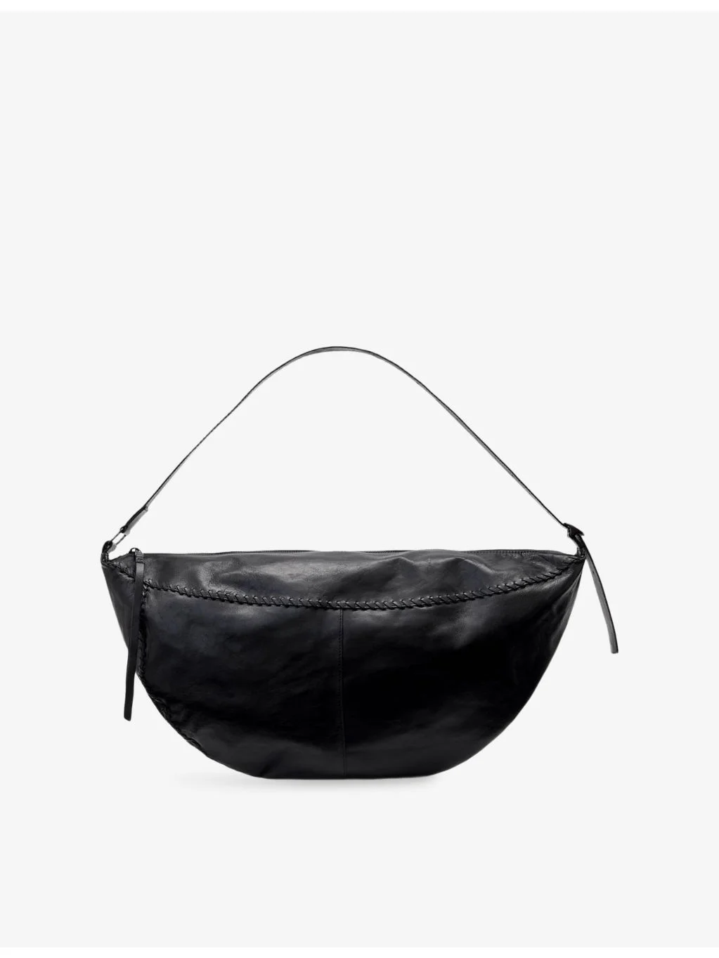 Esme Whipstitch Leather Shoulder Bag - 1