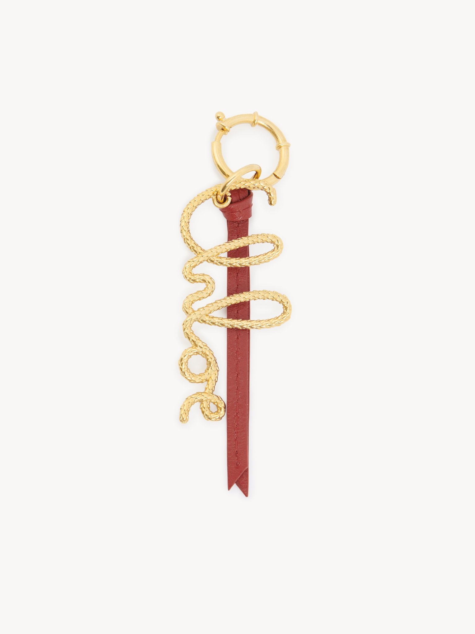 THE CHLOÉ SNAKE KEY RING - 1