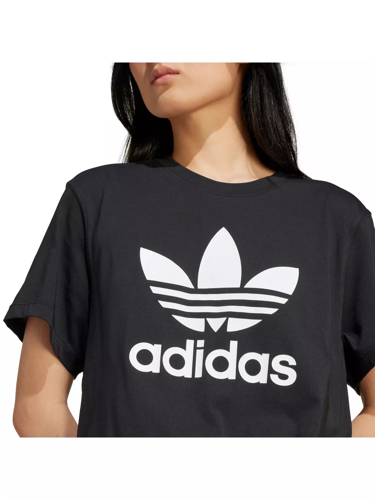 Originals Women's Adicolor Trefoil 3-Stripes T-Shirt -Black - 3