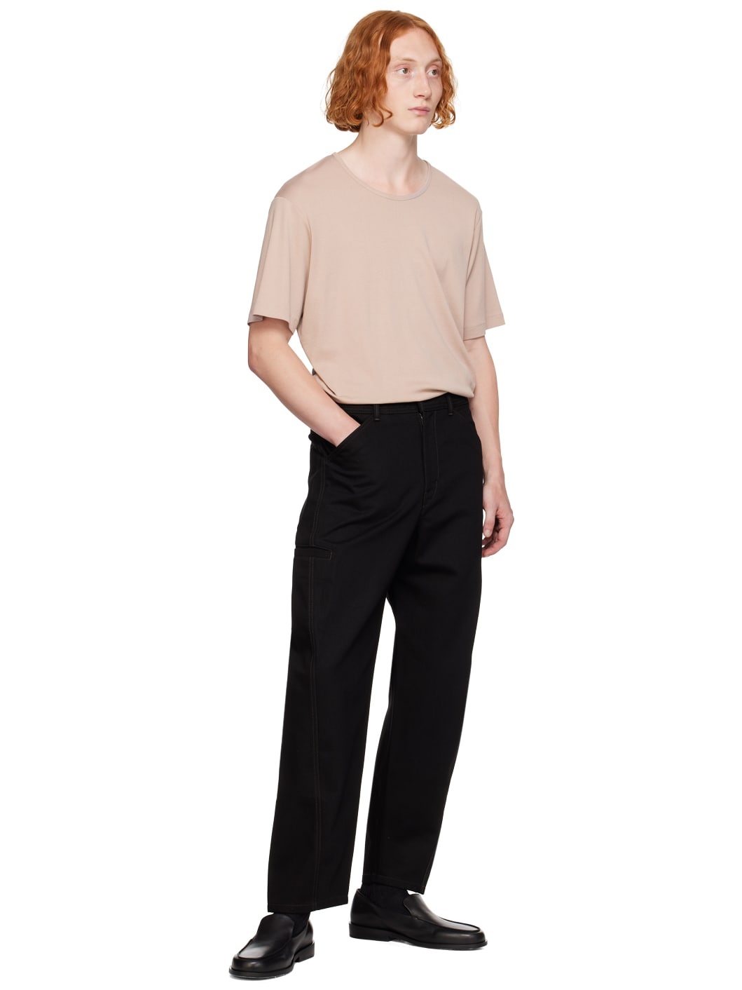 Pink U-Neck T-Shirt - 5