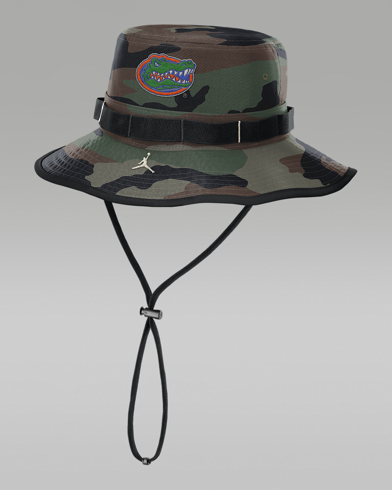 Florida 2025 Military Appreciation Boonie Men's Jordan Brand Dri-FIT College Bucket Hat 1