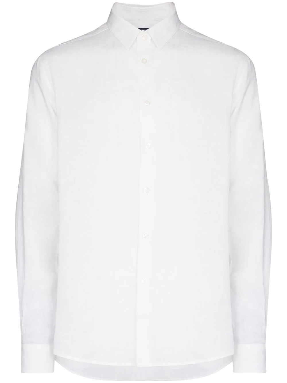 long-sleeve linen shirt - 1