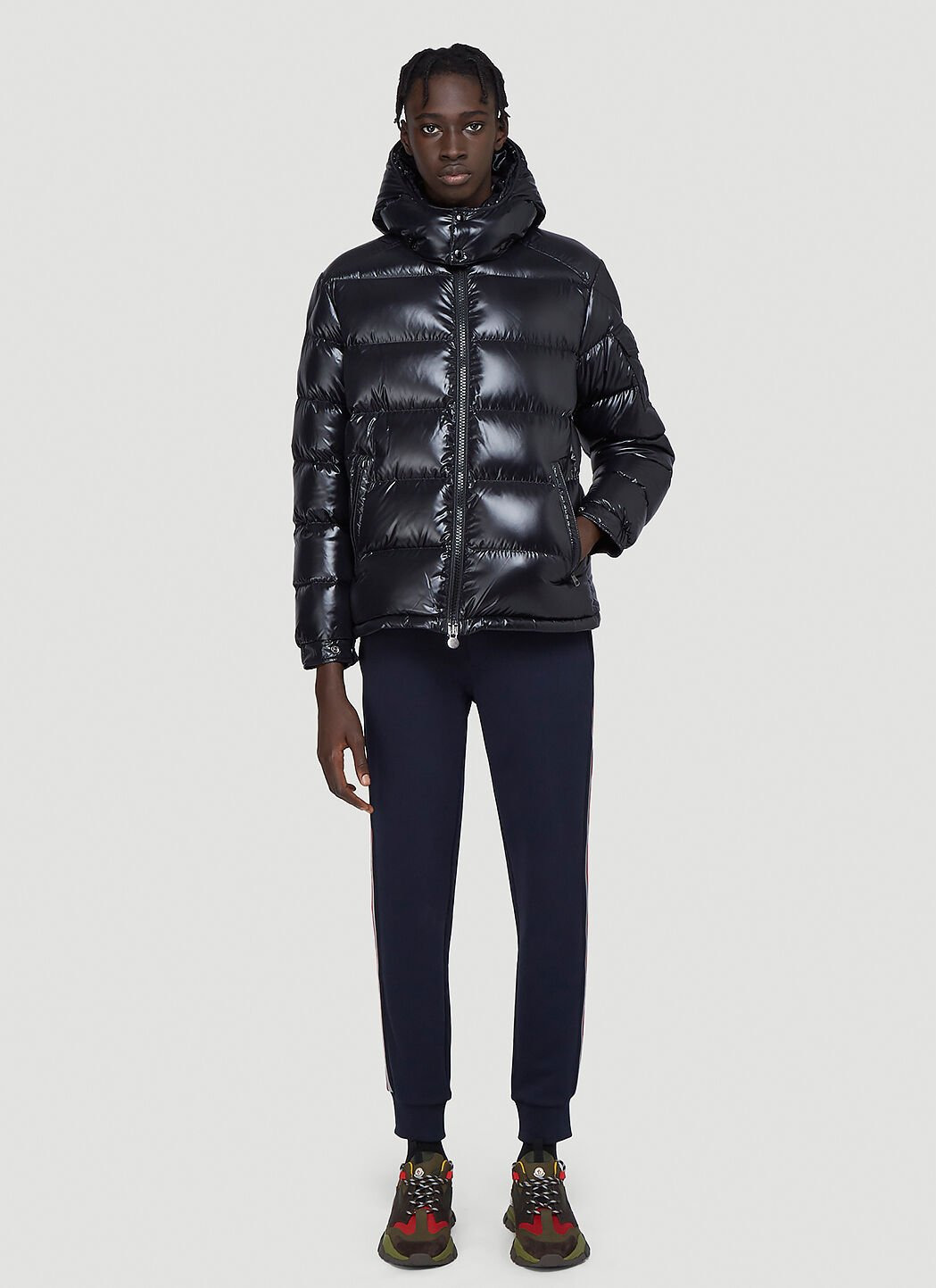 Detachable Hood Padded Down Jacket - 2