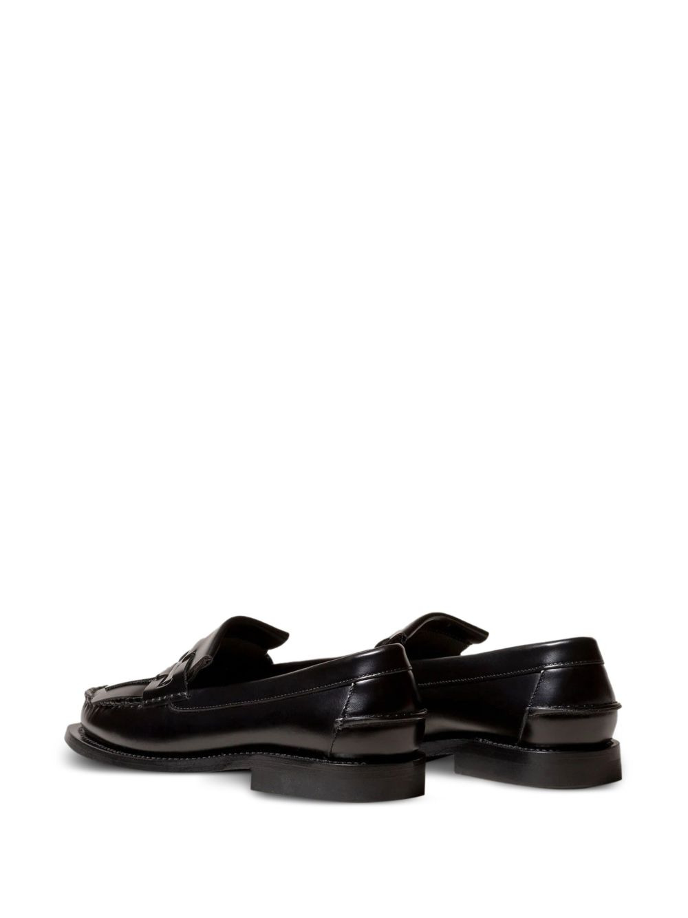 fringes leather loafers - 2