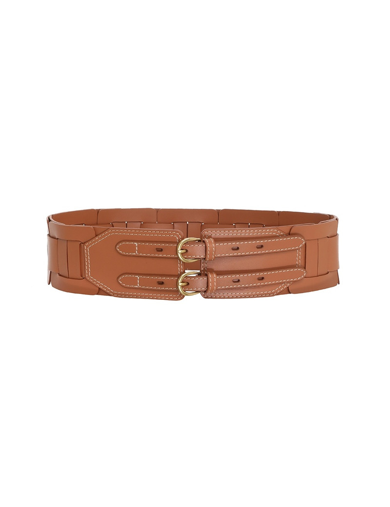 WIDE SQUARE LINK BUCKLE BELT 1