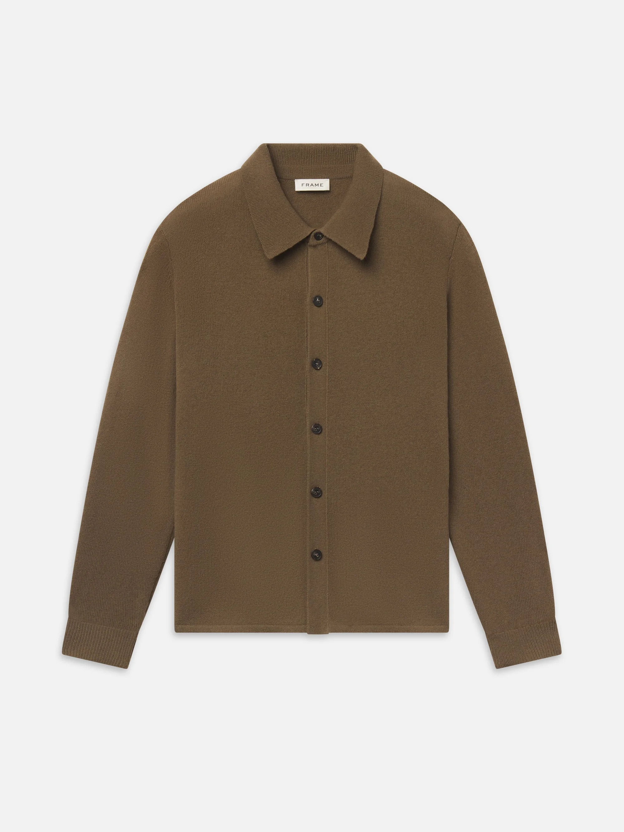 Boiled Wool Shirt Sweater - 1