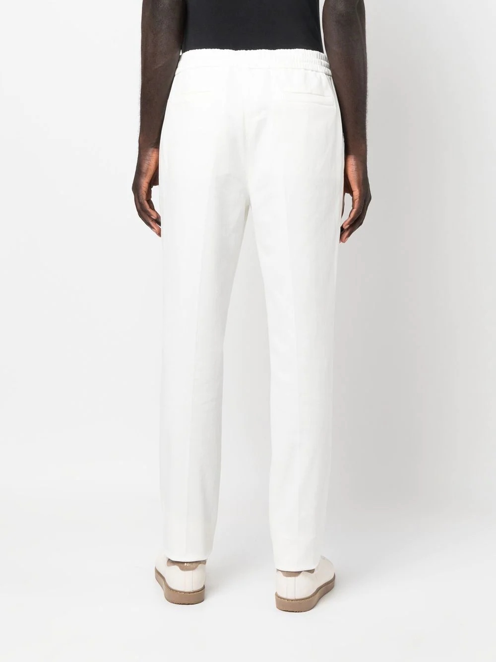 drawstring-waist trousers - 4