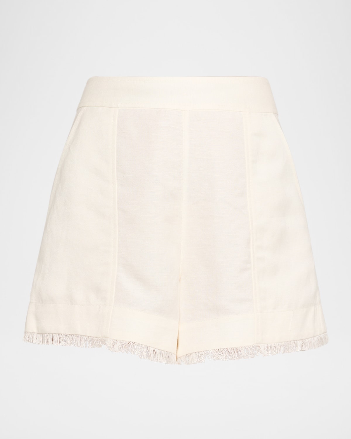 Dax Fringe Linen-Blend Shorts - 1