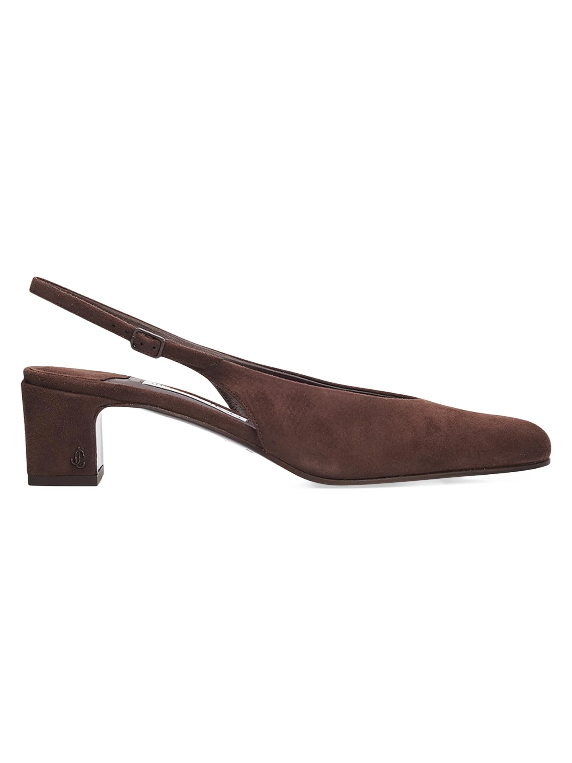 Women's Eyla 45MM Suede Slingback Pumps - Chocolate - 1