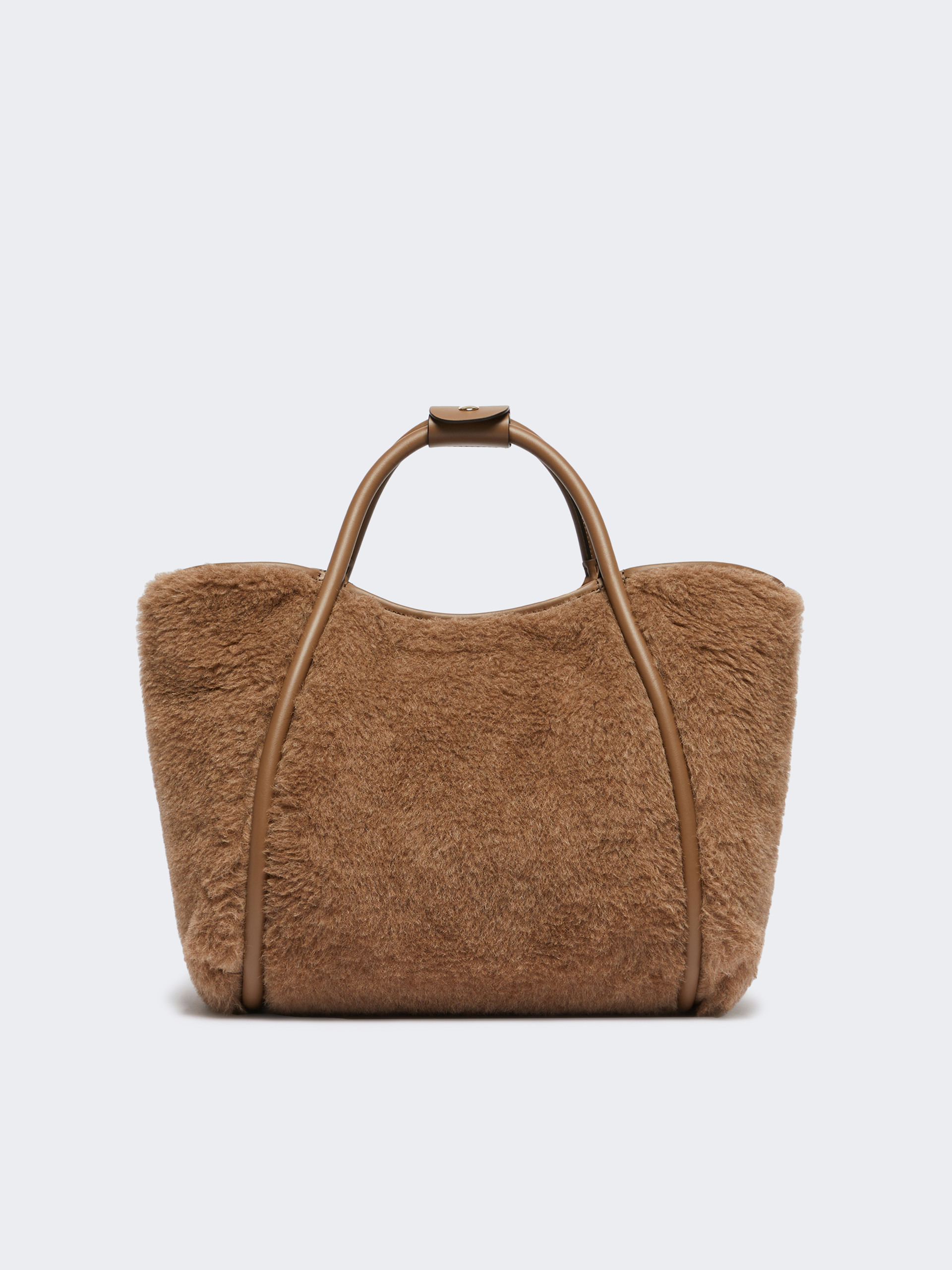 TMARINS4 Small Marine Bag in alpaca and cashmere Teddy fabric - 3