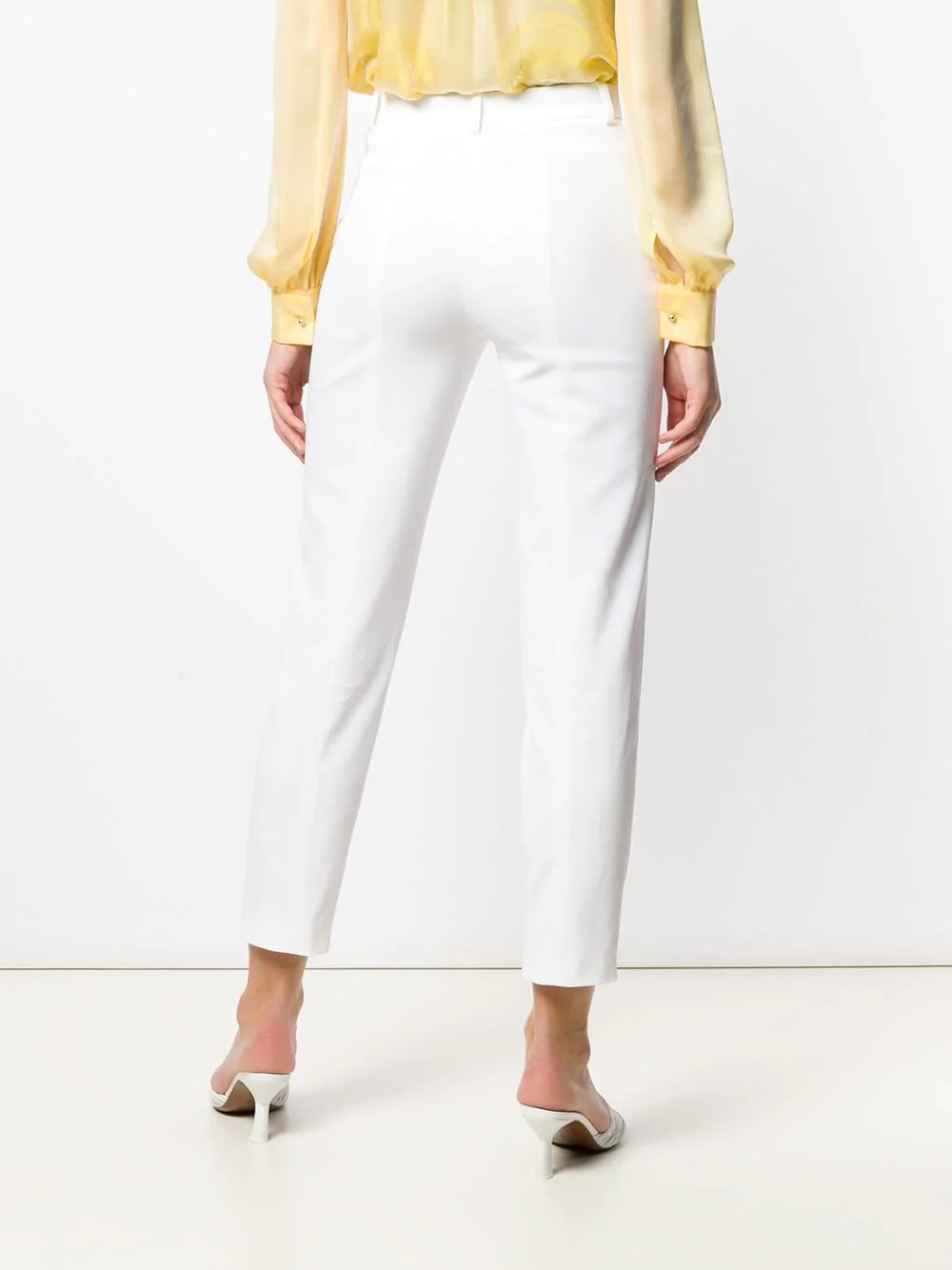 Slim-fit Cropped Tailored Trousers - 4