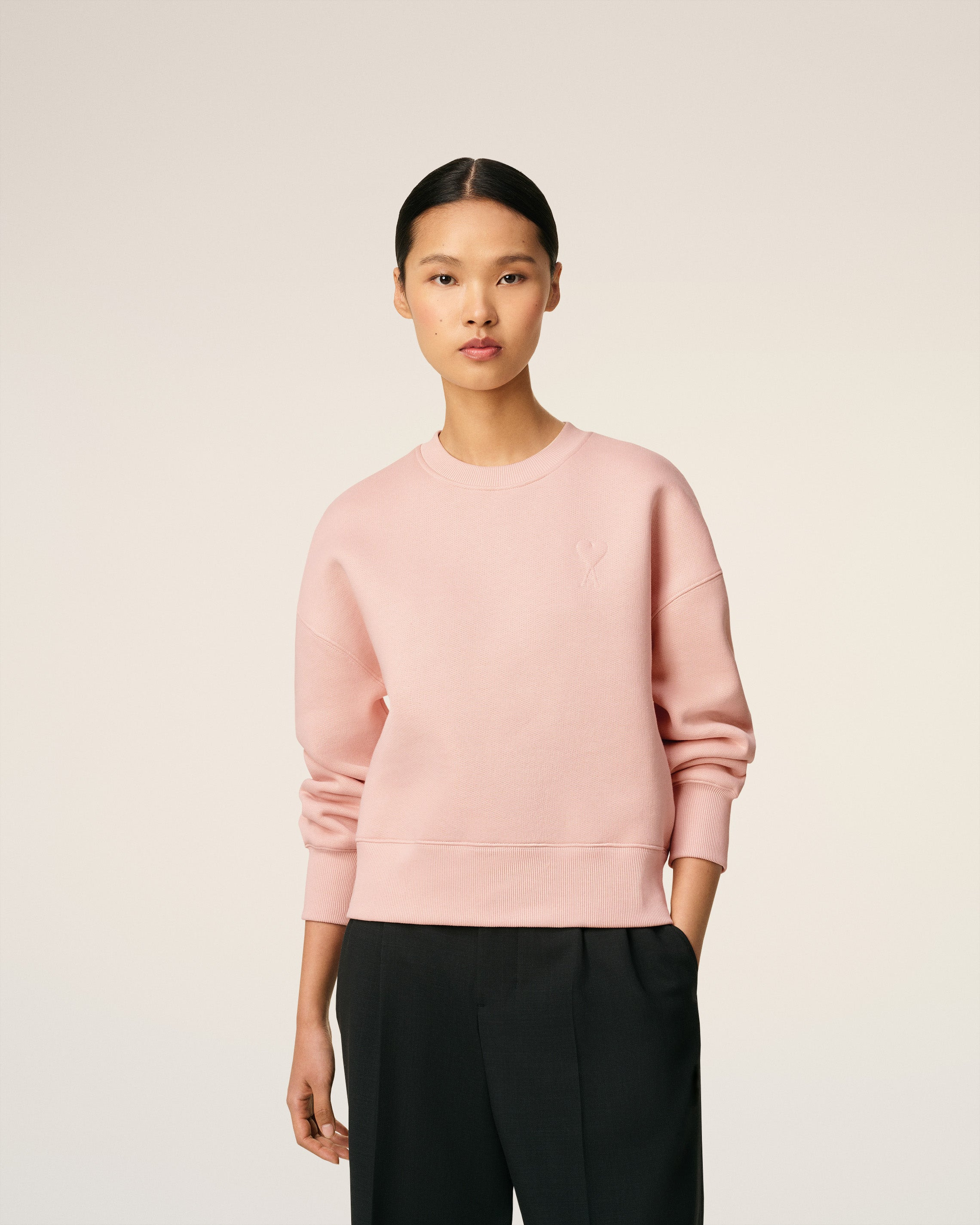 PINK COTTON AMI DE COEUR SWEATSHIRT - 3