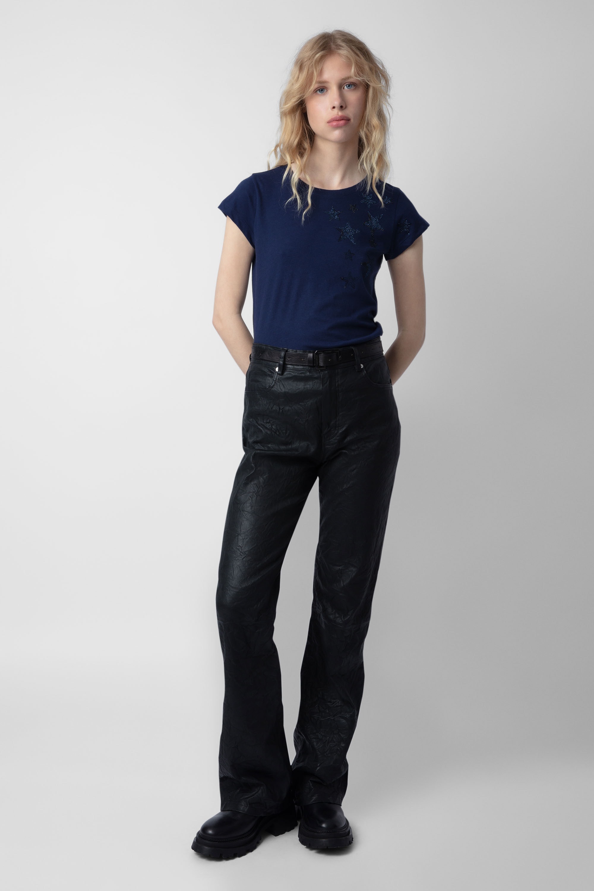 Skinny Stars Diamanté T-Shirt - 2