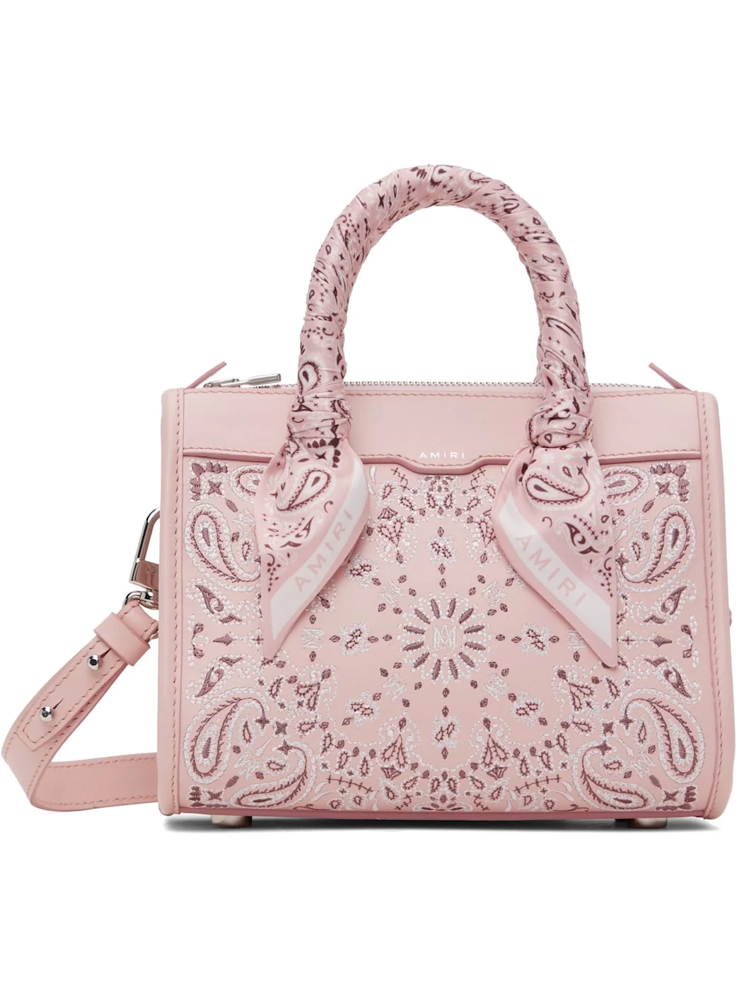 Pink Bandana Micro Triangle Bag - 1