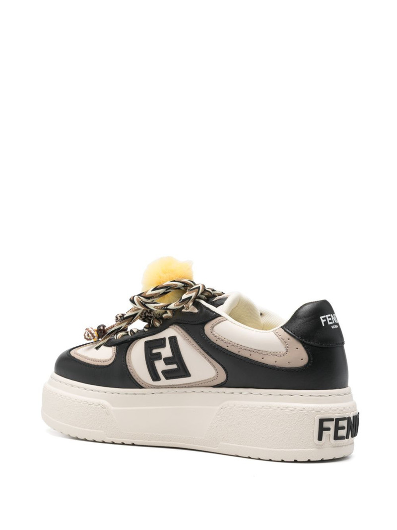 logo-plaque platform sneakers 3