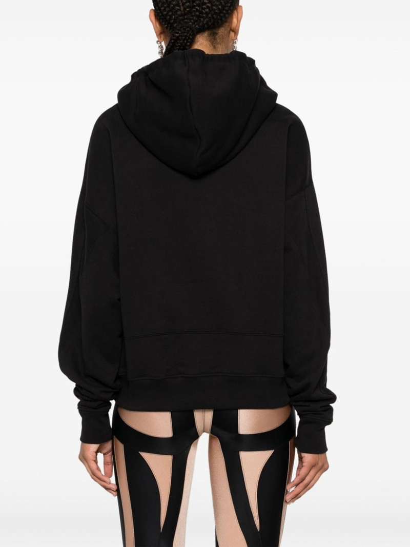 logo-lettering jersey hoodie 4
