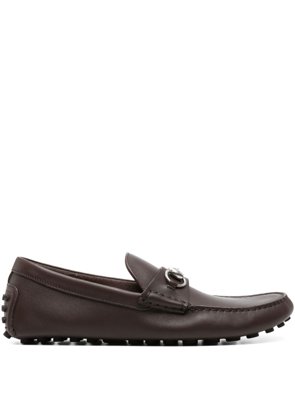 Horsebit leather driving loafers - 1
