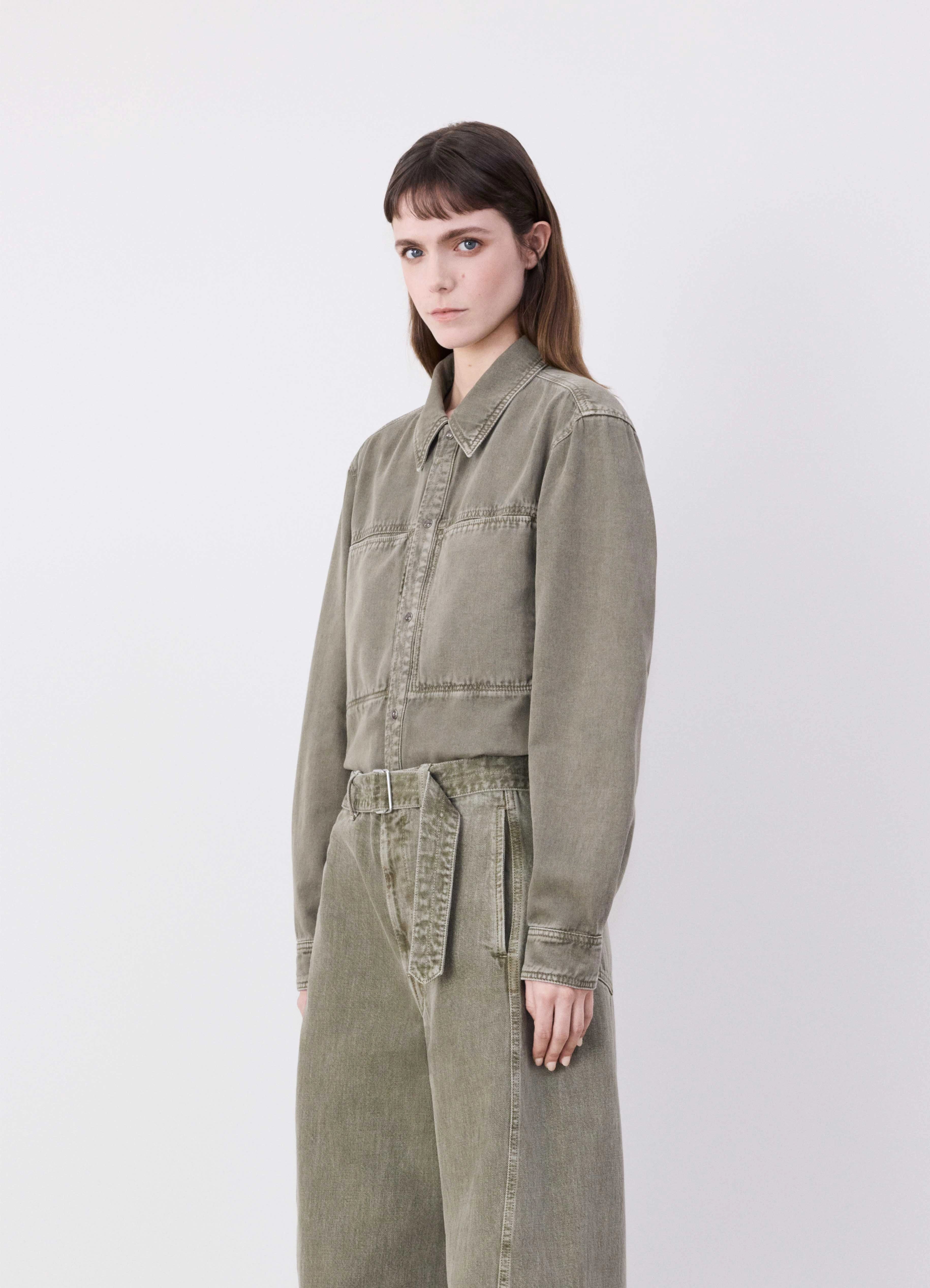TWISTED BELTED PANTS - 3