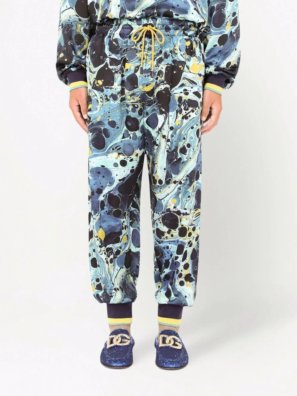 graphic-print track trousers - 3