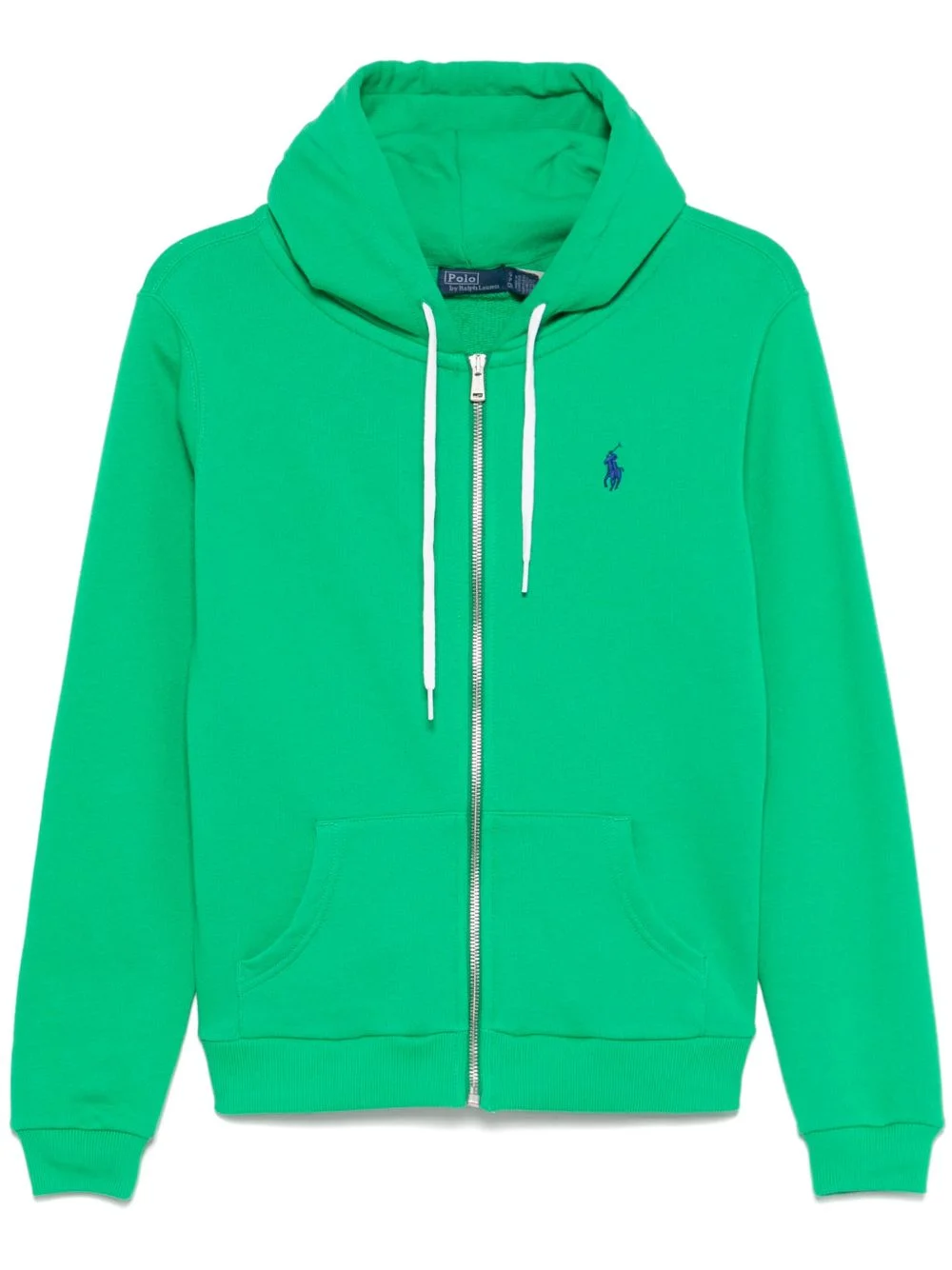 logo-embroidered hoodie - 1