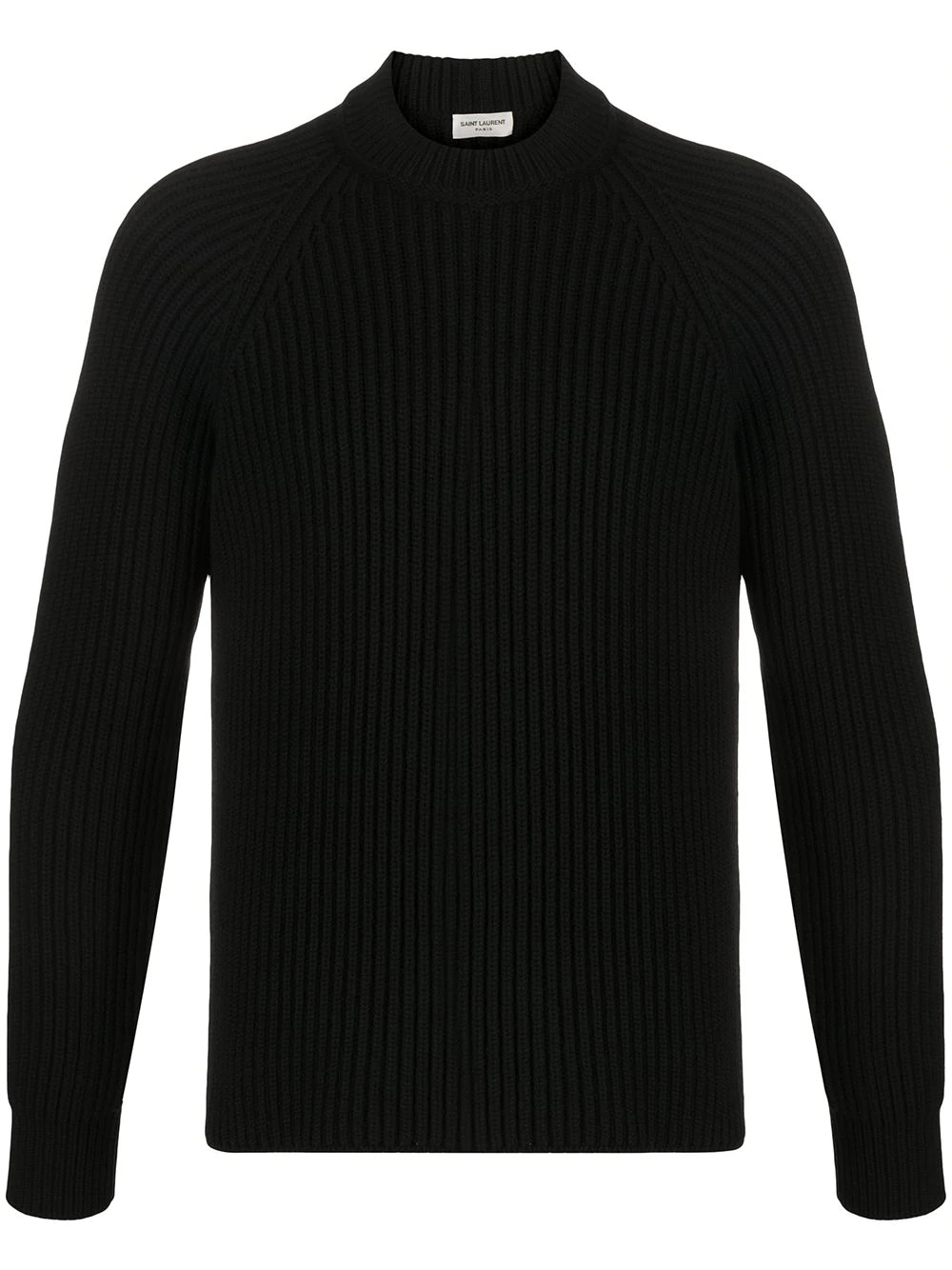 ribbed crew neck jumper - 1