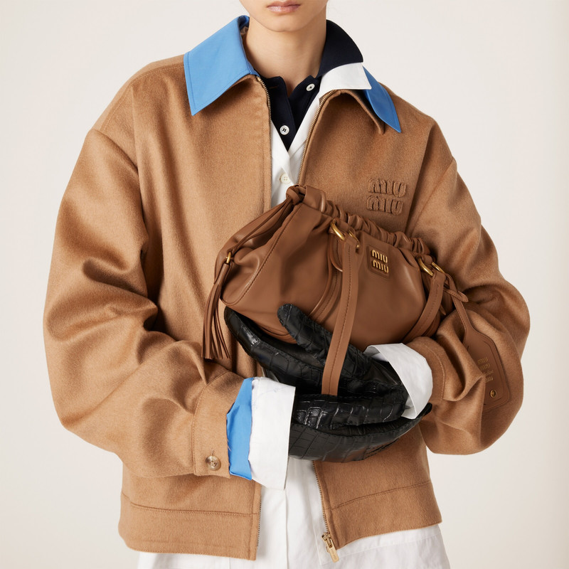 Miu Miu Joie nappa leather bag outlook