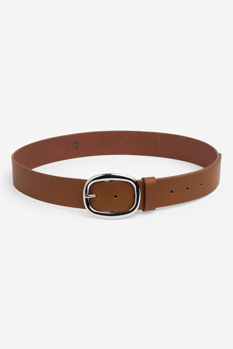 ROUND CLASSIC BELT in Leather 1