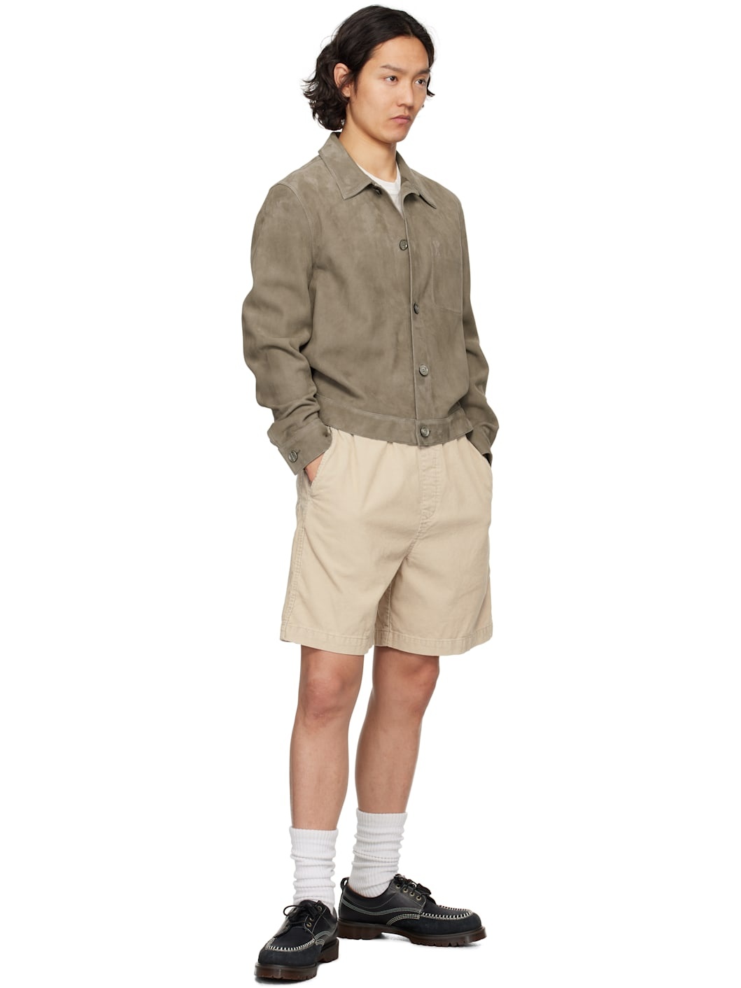 Beige Reynold Shorts - 4