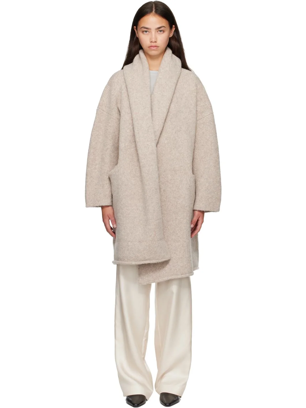 Off-White Capote Coat - 1