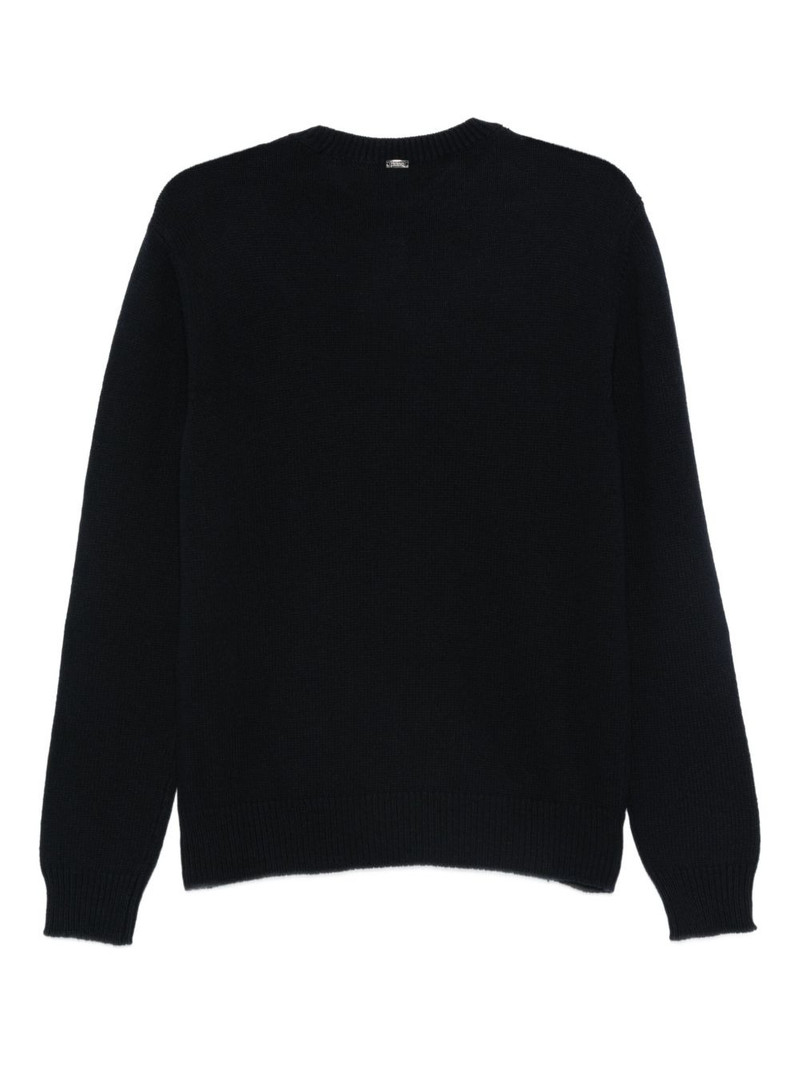Herno logo-embossed sweater outlook