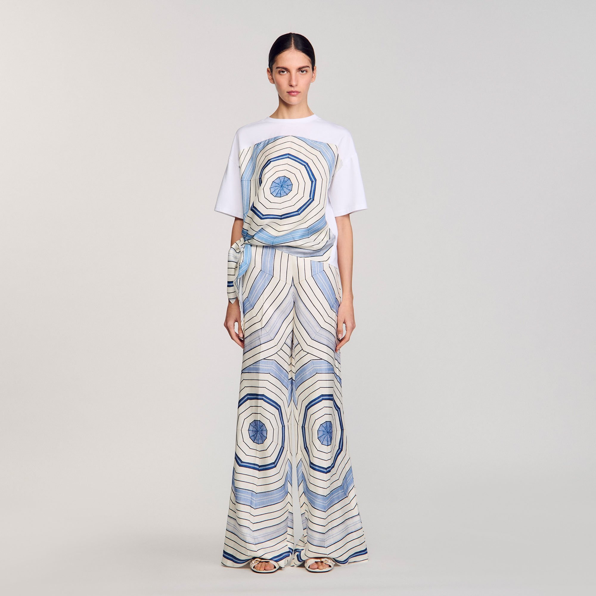 SPIRAL PRINT T-SHIRT - 2