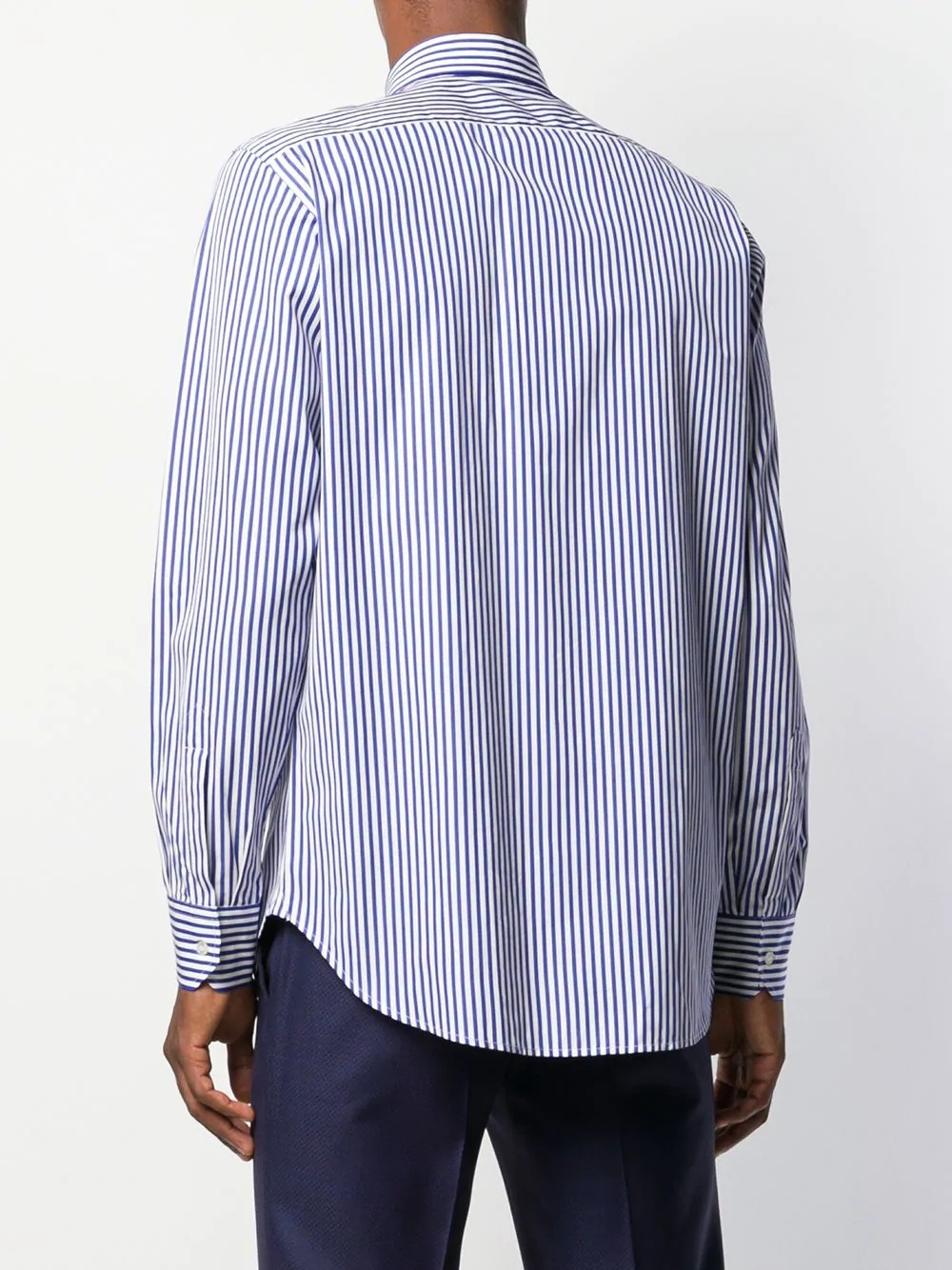 vertical stripe shirt - 4