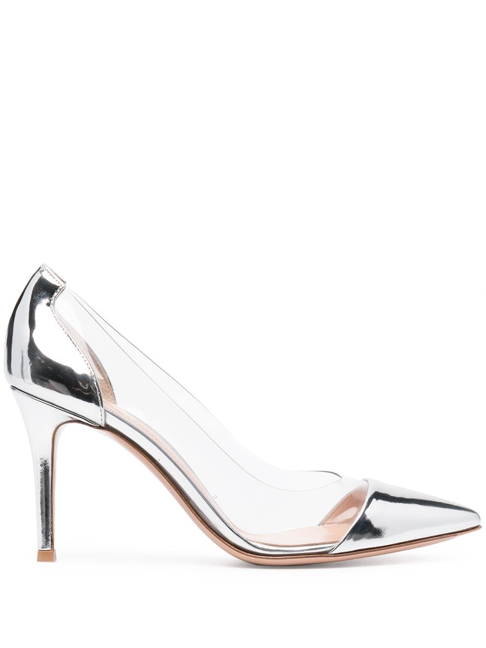 metallic toe-cap pumps - 1