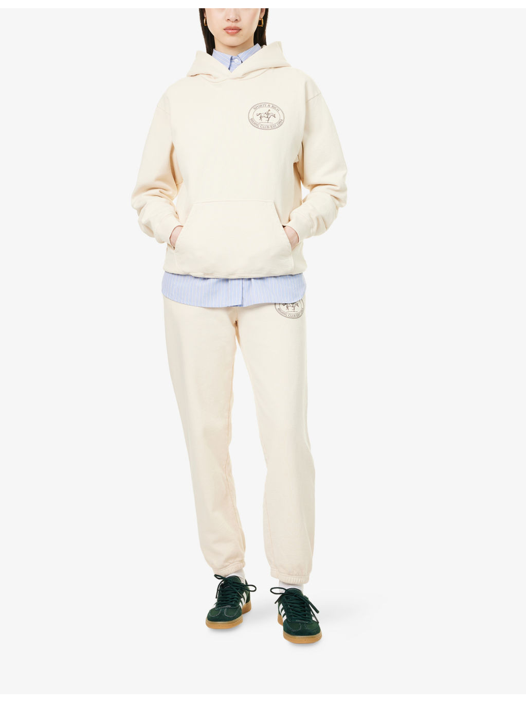 Riding Club Logo-Print Cotton-Jersey Hoody - 2