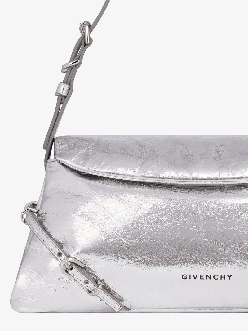 SMALL P'TIT VOYOU BAG IN LAMINATED LEATHER 6