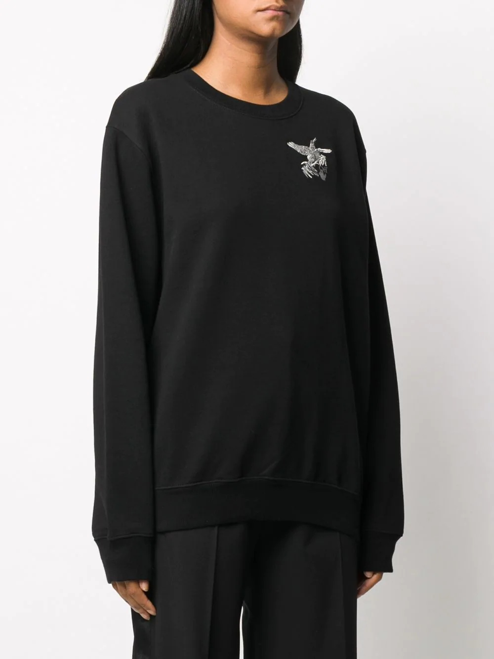 Birds Arrows print sweatshirt - 4