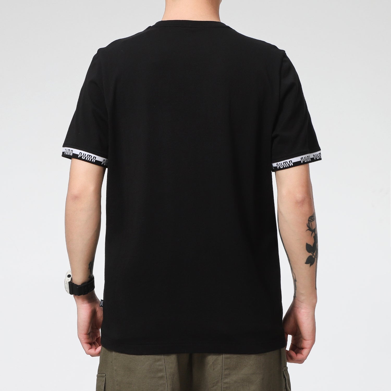 PUMA Short Sleeve T-Shirt 'Black' 855985-01 - 4